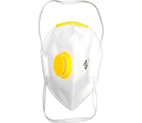 YATO Respirátor FFP1 s ventilom / Respirátor / 3 ks / EN 149:2001