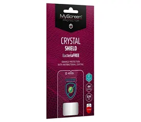 MyScreen Crystal Shield BacteriaFree Alcatel 1 (2019) čierna / Ochranná fólia / Antibakteriálna / Full Glue