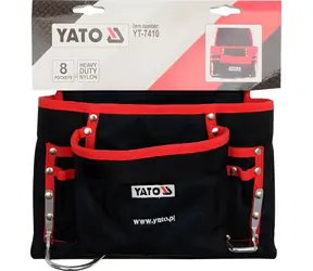 YATO Vreckár za opasok na náradie 8 vreciek / Vreckár na náradie / Nylon / 8 vreciek / Kovové nity