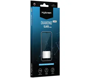 MyScreen Diamond Glass Edge Lite pre Motorola Moto G51 čierna / Ochranné tvrdené sklo / Full Glue / 9H / 0,33 mm