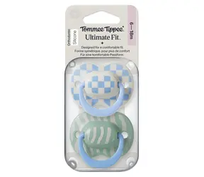 Tommee Tippee Cumlík Ultimate Fit silikónový, Boy / 6-18 mesiacov / 2 ks / bez BPA