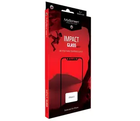 MyScreen ImpactGLASS Edge 3D pre Apple iPhone 7 & 8 čierna / Hybridné sklo / Cez celý displej / 8H