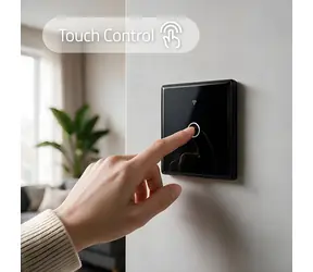 Chytrý dotykový vypínač svetla 1kanálový / Vypínač / Wi-Fi / Časovač