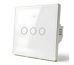 Chytrý dotykový vypínač svetla 3kanálový / Vypínač / WiFi / Tuya / Časovač