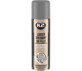 K2 Silver Lacquer for Wheels Rally 500 ml / Lak na ráfiky kolies / Strieborný / Ochrana proti korózii