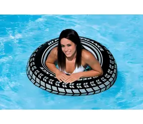 INTEX Kruh plávací Pneumatika / Nafukovací kruh / 91 cm / nosnosť 60 kg