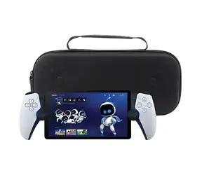 Ochranné púzdro pre PlayStation Portal čierne / Púzdro / TPU, PC / Vrecko na zips / S pútkom