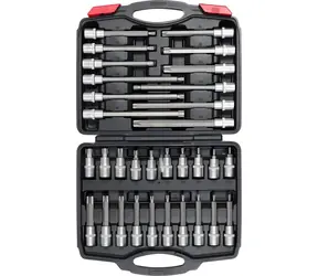 YATO Sada nástrčných hlavíc Torx 1/2"