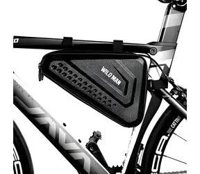 Wild man ES19 čierna / Taška na bicykel / Do rámu / 1 l / PC