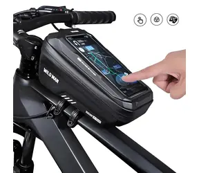Wild man XS2 čierna / Puzdro na mobilný telefón na rám kolesa / do 6,7 "/ vodeodolné