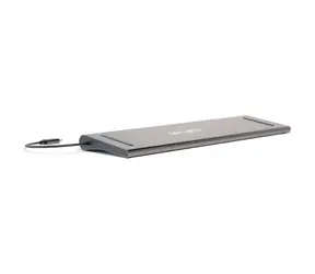 4smarts HUB 11v1 šedá / USB-C hub so stojanom / 11 portov / USB-C PD 100W / HDMI 4K / RJ-45 / DeX-Mode