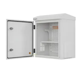 10" nástenná rack skriňa IP55 šedá / Nástenná skriňa / hermetická / 320x220x400 mm / montáž na stenu / stĺp