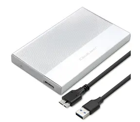 Externý rámček pre 2.5" SSD/HDD disk strieborný / Rámček / SATA / USB 3.0 / 5 Gb/s / do 2TB