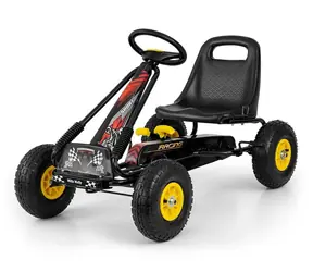 Šliapací motokára Thor čierna / Šliapací motokára / pre deti