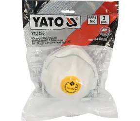 YATO Respirátor s ventilom FFP1 / Respirátor / 3 ks / EN 149:2001