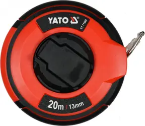YATO Pásmo meracie oceľové 20 m / Pásmo meracie / 13 mm / oceľ