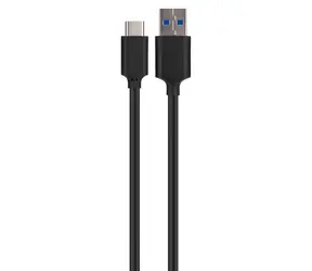 Xqisit USB-A - USB-C kábel čierna
