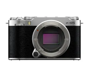 Fujifilm X-M5 strieborná / Bezzrkadlový fotoaparát / telo / X-Trans CMOS 4 / 26 Mpix / dotykový LCD / Wi-Fi