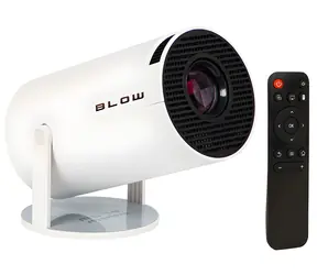Prenosný LED projektor biely / Projektor / Full HD / Wi-Fi / Bluetooth / repro 3 W