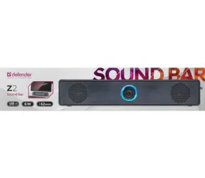 Z2 USB soundbar čierny / Soundbar / LED podsvietenie / 6W RMS / USB