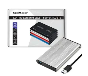 Externý box pre 2,5" HDD/SSD strieborná / Box / SATA III / USB 3.0