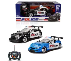 Autíčko polícia R/C so svetlom, otváracie dvere