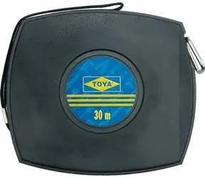 Vorel Pásmo meracie oceľové 20 mx 10 mm / Meracie pásmo / Biela páska / Kovové očko