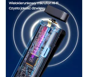 USAMS US-ZB243 / Bezdrôtový klopový mikrofón / ENC / 2.4GHz / USB-C