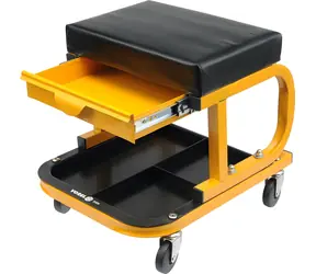 Vorel Pojazdná sedačka so zásuvkou na náradie / Pojazdná sedačka / nosnosť 90 kg / 240 x 380 x 500 mm