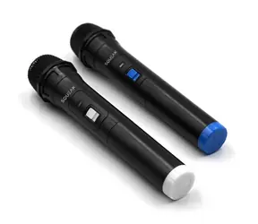 VocalDuo 2,4G čierna / Karaoke mikrofón / sada 2 ks / bezdrôtový / dosah 30 m