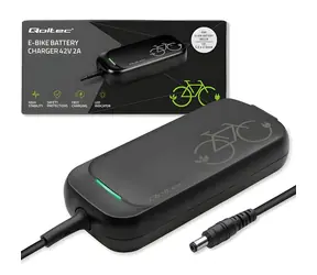 Nabíjačka pre elektrobicykel a kolobežku 36-42V / Nabíjačka / 2A / konektor 5,5 x2, 5 mm / vodeodolná