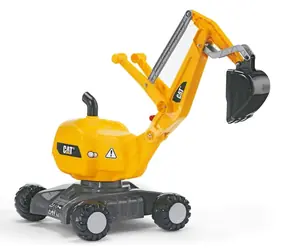 RollyDigger CAT bager na kolieskach / Detské vozítko / Otočné rameno 360° / Nosnosť 50 kg / od 3 rokov