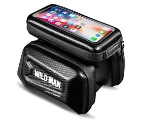 Wild man XLE6S čierna / Puzdro pre mobilný telefón na rám / vodeodolné / kapacita 1 l