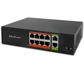 Switch FAST Ethernet PoE 8x RJ45