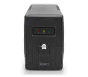 Digitus LED BASIC 600VA/360W čierna / UPS / Line-Interactive / 12V/7Ah / AVR / 2x Schuko