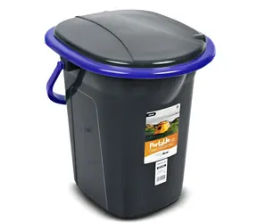 Cestovná chemická toaleta GB320BB čierno-vínová / Chemické WC / 19 l / výška 37 cm