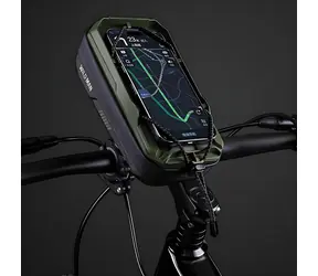 WILDMAN GX330 zelená / Puzdro pre mobilný telefón na riadidlá / cca 1 l / vodeodolné