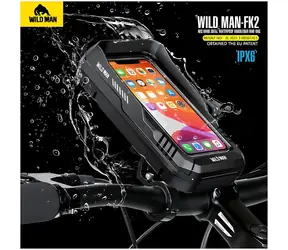 WILDMAN FK2 čierna / Puzdro na mobilný telefón na riadidlá / IPX6 / Univerzálne