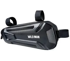 Wild man XT9 XL čierna / Taška na rám kolesa / 3,5 l / PU + EVA / suchý zips