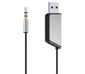 TR-16 Bluetooth vysielač a prijímač AUX sivá / Bluetooth adaptér / Handsfree / USB