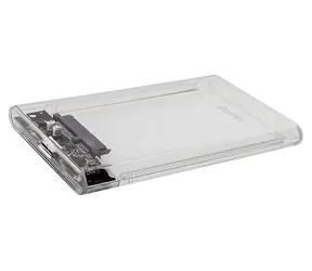 AK-66 transparentný / Externý box pre 2,5" HDD / SSD / USB 3.0 / 5 Gbit / s / plast