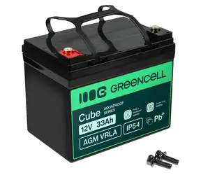 Akumulátor AGM VRLA 12V 33Ah IP54