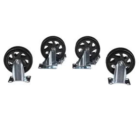 SIXTOL MECHANIC TROLLEY Kolieska / Náhradný diel / Dielenský vozík / 2x otočné s brzdou / 2x pevné / O 125 mm