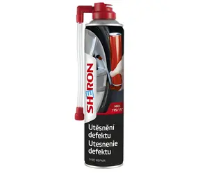 SHERON Utesnenie defektu / Sprej na opravu bezdušových pneumatík / 500 ml
