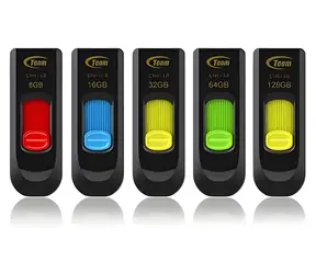 Team Group C145 128GB čierno-žltá / Flash disk / USB-A 3.2 Gen 1 / čítanie až 100 MB/s