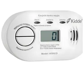 Kidde K5DCO / Detektor CO / LCD displej / 2x AA batérie / alarm 85 dB / senzor 10 rokov