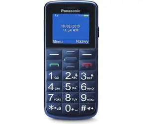 Panasonic KX-TU110EXC modrá / Tlačidlový telefón / TFT displej / Bluetooth / GSM