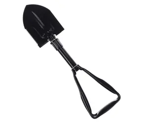 SIXTOL Skladacia lopatka s krompáčom CAR SHOVEL 3 / V puzdre / Pílovité ostrie / Dĺžka 31 cm