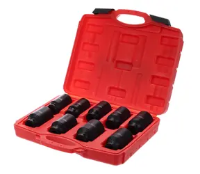 SIXTOL MECHANIC WRENCH SET 1 / Sada nástrčných hlavíc / 1/2" / 9 ks