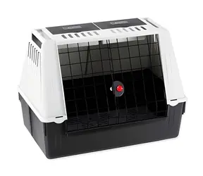 Ferplast Atlas Car 80 sivá / Prepravka pre psov do auta / 82x51x61 cm / nosnosť 20 kg